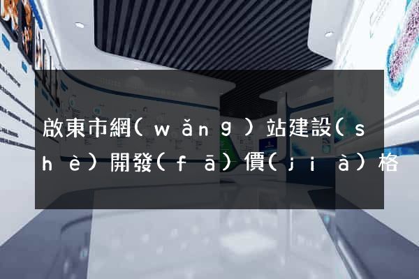 啟東市網(wǎng)站建設(shè)開發(fā)價(jià)格