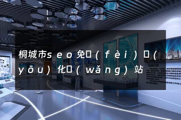 桐城市seo免費(fèi)優(yōu)化網(wǎng)站