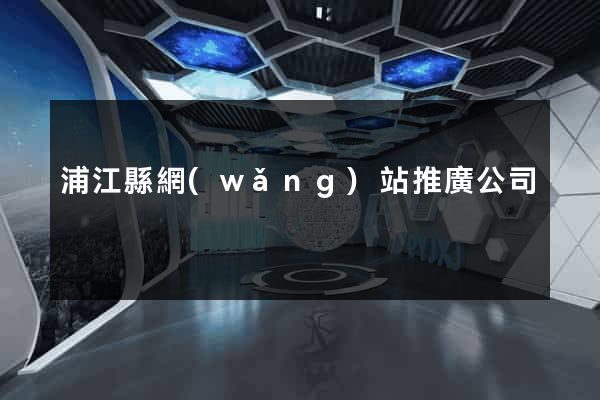 浦江縣網(wǎng)站推廣公司