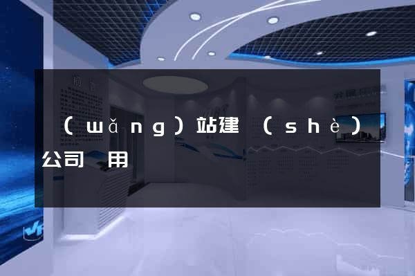 網(wǎng)站建設(shè)公司費用