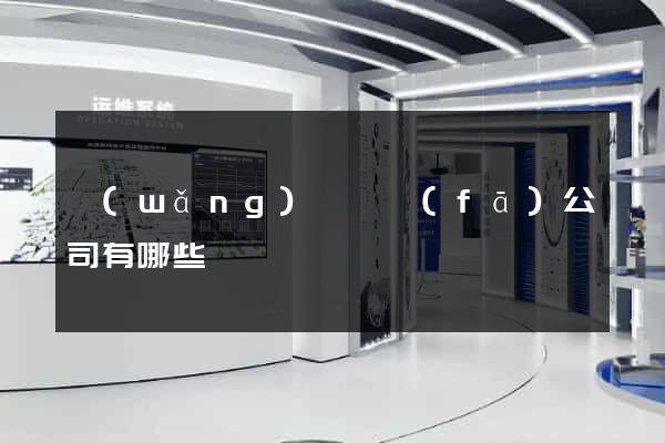 網(wǎng)頁開發(fā)公司有哪些