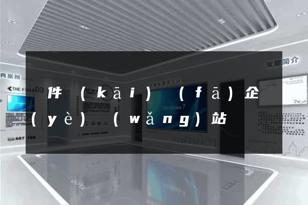 軟件開(kāi)發(fā)企業(yè)網(wǎng)站