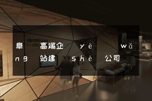 阜寧縣高端企業(yè)網(wǎng)站建設(shè)公司