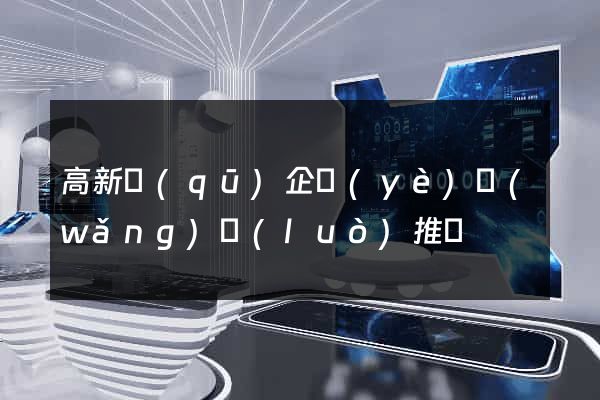 高新區(qū)企業(yè)網(wǎng)絡(luò)推廣